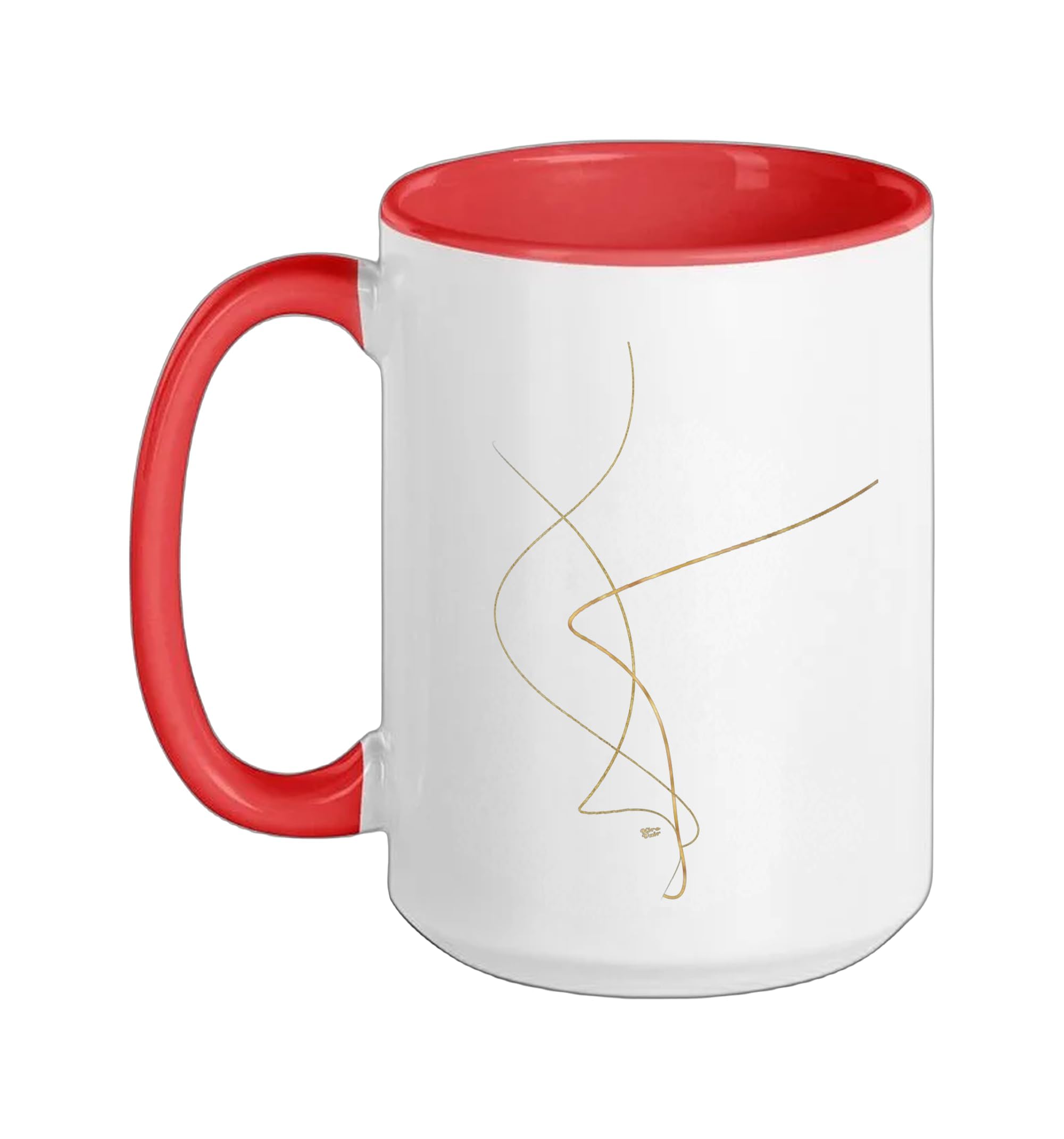 Gebrauchte Keramiktasse oder Teller zum Üben