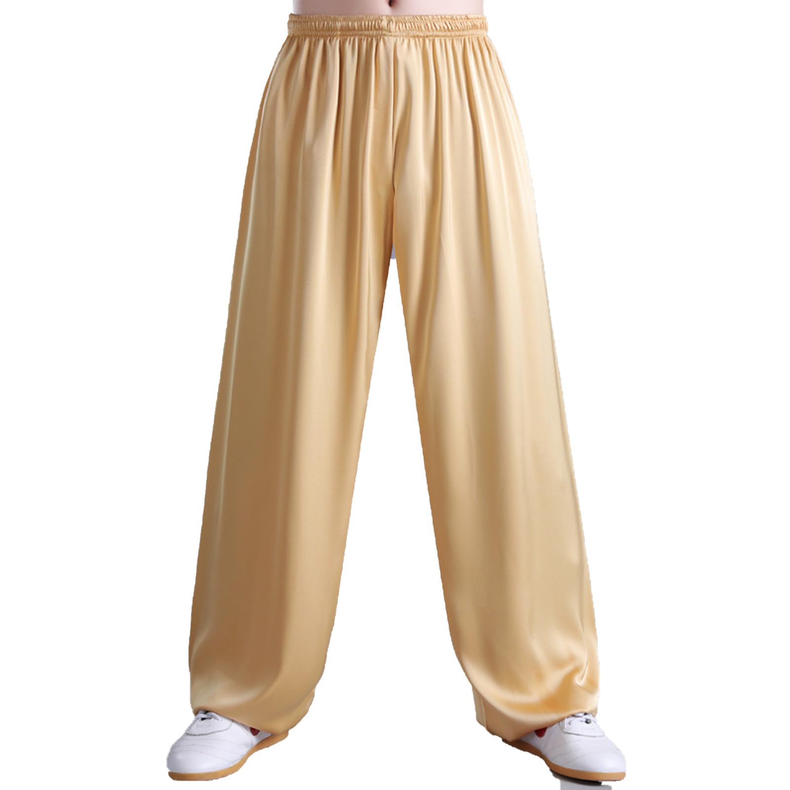 Martial Arts Pants Women Men Tai Chi Kung Fu Wing Chun Training Yoga Jogging Trousers with Pockets
