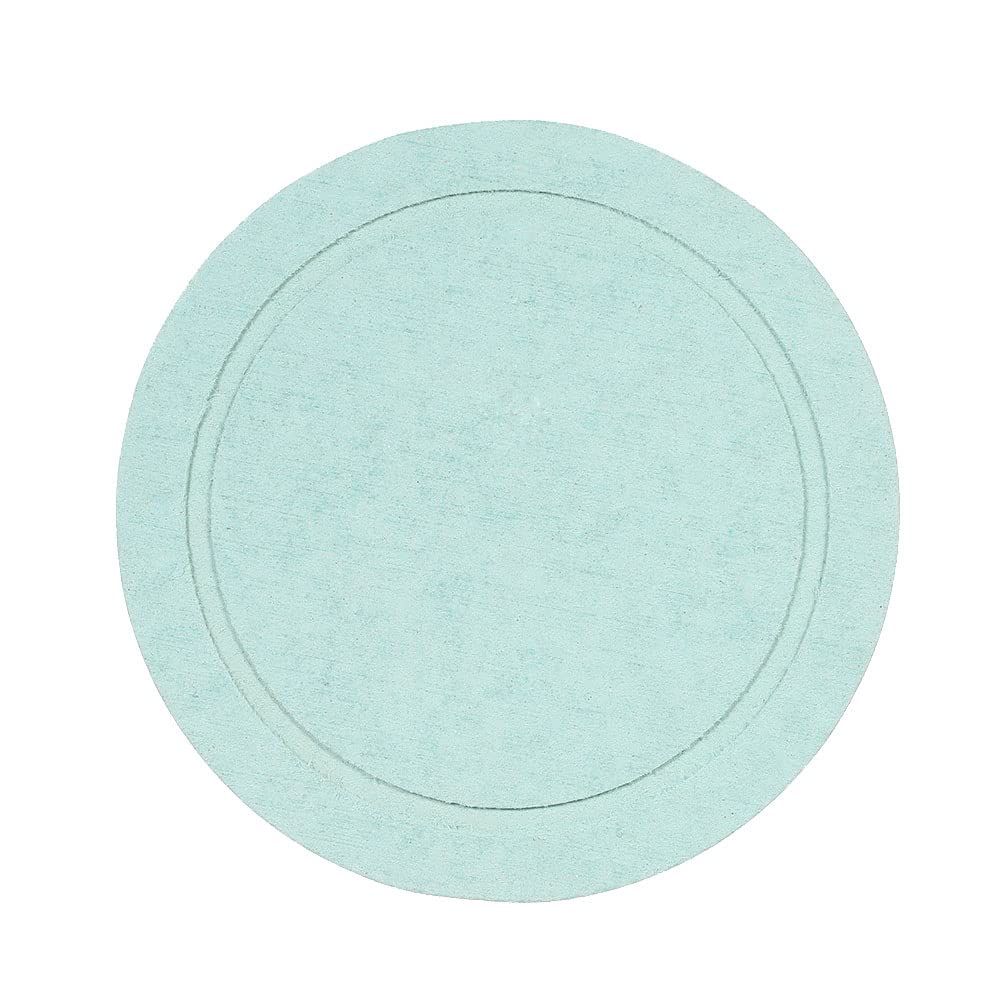 Natural Diato eous Earth Drink Coaster Absorbent Modern Round Coaster for Drinks Drinking Cups Protect Furniture from Damage(Light Green)-POOWE