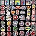 BLOUR Nouveau 50 Pcs/Lot Marvel Anime Classique Autocollants Jouet pour Ordinateur Portable Planche À roulettes Bagages Decal Étanche Drôle Spiderman Autocollants pour Enfants