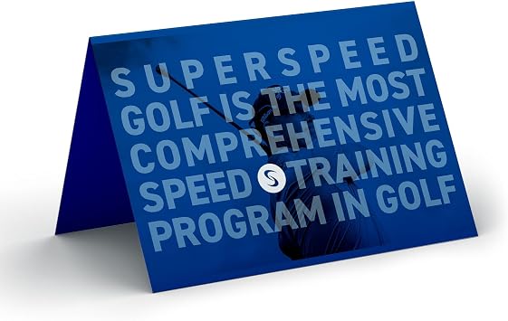 SuperSpeed Golf Training 6 Month Premium Membership - Unlimited Access to 40+ Protocols, Golf Speed Training, Golf Fitness - in-Depth Stat Tracking to Track Speed Gains