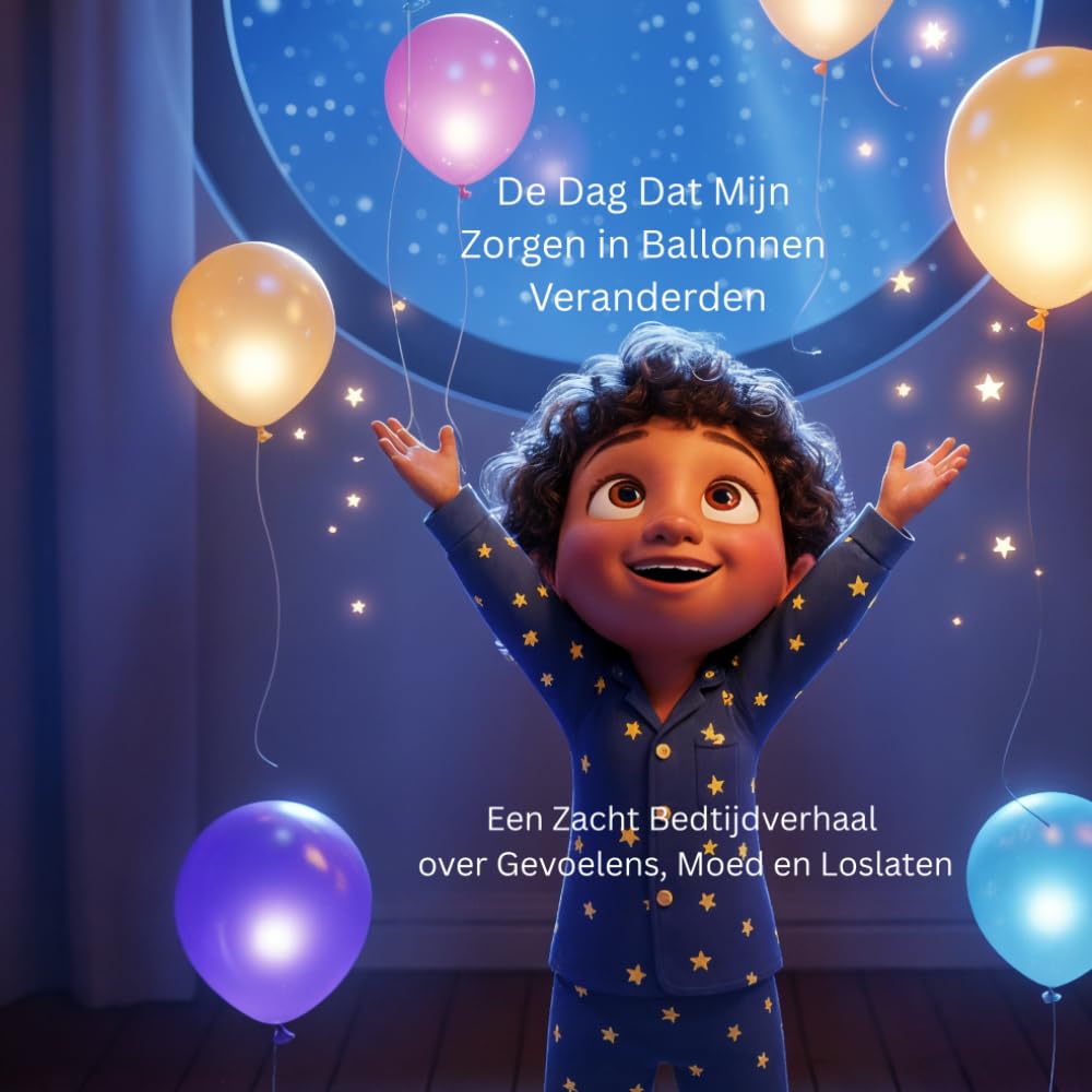 De Dag Dat Mijn Zorgen in Ballonnen Veranderden: Een Zacht Bedtijdverhaal over Gevoelens, Moed en Loslaten