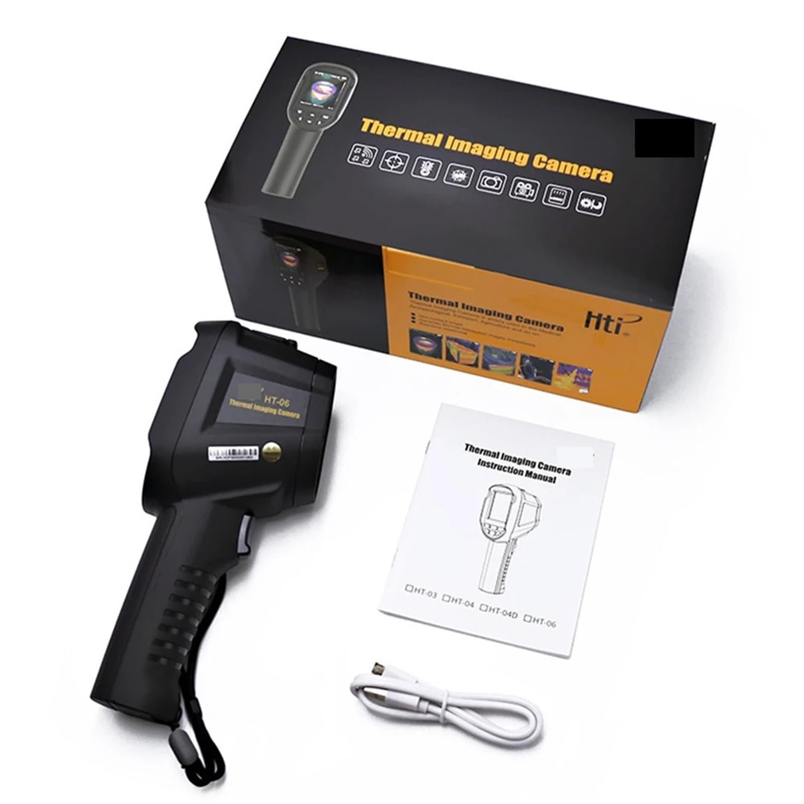 Termocamera con Telecamera visiva da 2 MP, termocamera a infrarossi 256x192 con WiFi, Scanner Termico
