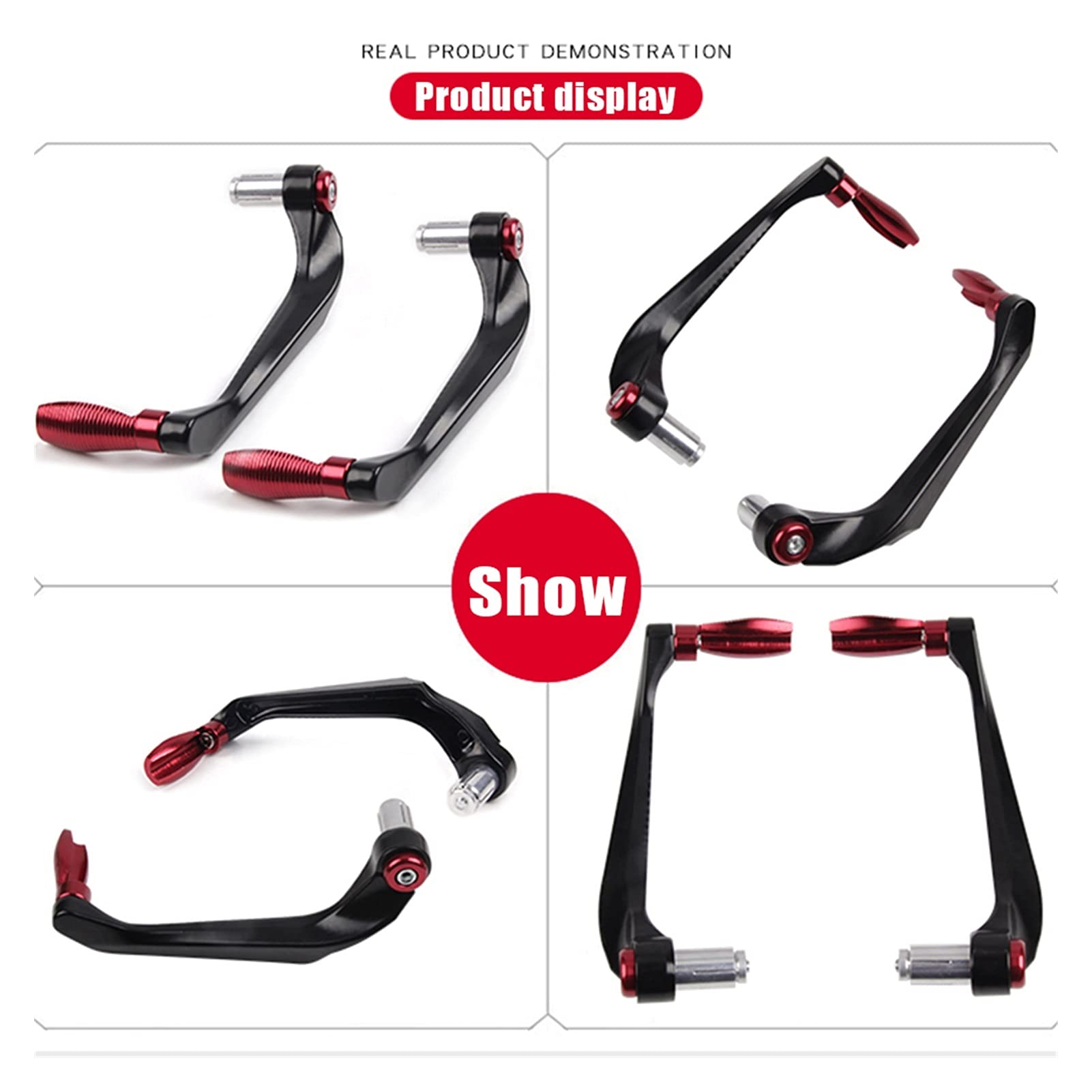 protector de manetas protector manos moto Protector De Mano Para Motocicleta, Palancas De Embrague De Freno De Aluminio, Protector De Mano Para A- prilia RSV4 SR 50 RSV PEGASO 650 SHIVER 750 SR 150 TU