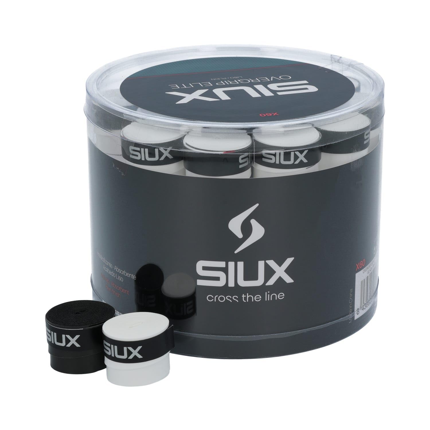 Cubo 60 Uds Overgrip Siux Elite Byn