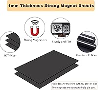 Vista 6 de 28 sobres de almacenamiento troquelados con hojas magnéticas de 0.039 in de grosor para almacenamiento de troqueles, bolsillos de almacenamiento