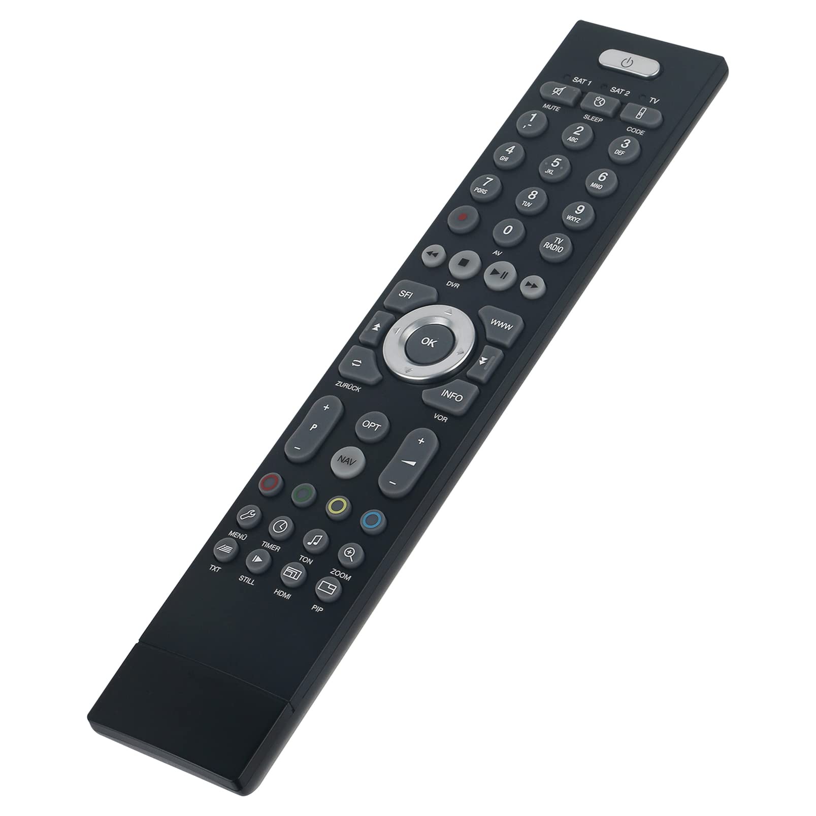 ALLIMITY FBDVR401B 2530401010102 Sostituzione del Telecomando per TechniSat HDVISION32 DIGIPAL-1 DIGITAL-PR-S HDTV-46 S2 TECHNISTAR-S-1 TV555000 TechniStar-S1+ TechniStar-S2 VISION32