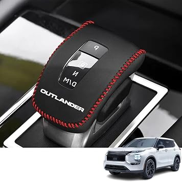 Shift Knob Cover, Compatible with Mitsubishi Outlander PHEV, GN0W, GN Series December 2021 - Present Shift Grip Cover, Interior Accessories, Custom Parts, Car Supplies, Stain Prevention,