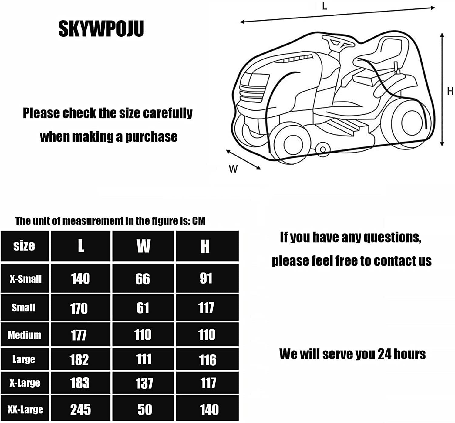 Cubierta Para Cortacésped De Jardín, Cubierta Para Patinete De Ciclismo Al Aire Libre, Impermeable Y Resistente A Los Rayos UV, Bolsa De Almacenamiento De Protección Para Tractor Cubierta para cortacé