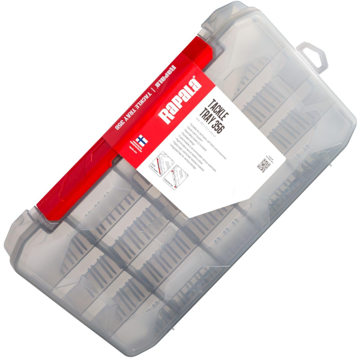 Rapala Unisex Adult Box do wędkowania 1, 35,6 x 22,7 x 4,8 cm