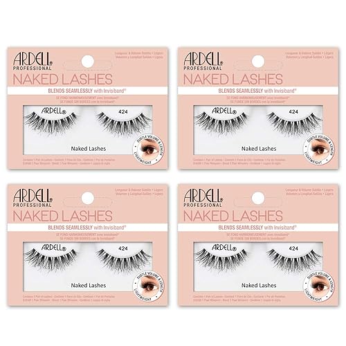 Pestañas postizas sin maquillaje 420 con Invisiband, 4 pares de Ardell disponible en Yaxa Guatemala
