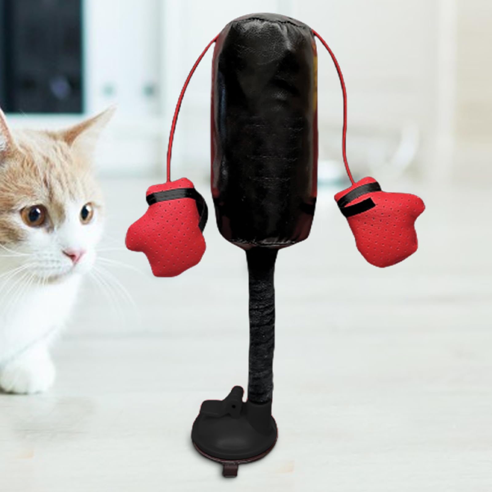Sac de Frappe pour Chat, 14 x 29 cm Ca-TS Boxing Ba-GS Toy, Ca-t Punch Ba-g, C-at Jouet d'exercice, créatifs pour Chaton, sûrs, Jouet d'exercice interactif pour Animaux de