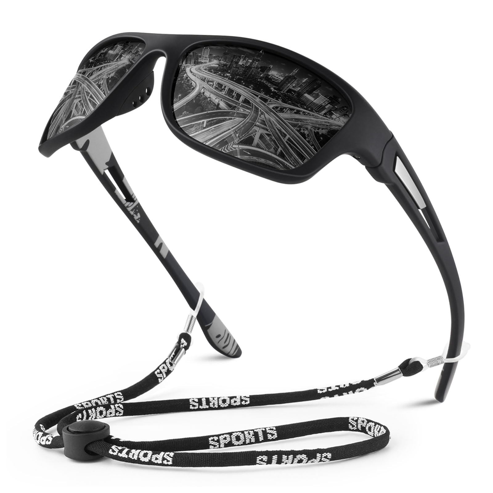WEAROYO Polarized Sports Sunglasses Men Womens Fishing Running UV400