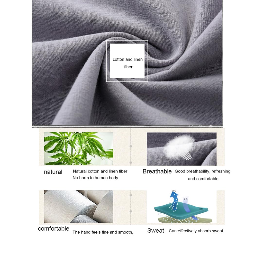 GVILTY Cotton Linen Tang Traje de Ropa Tradicional China, Ropa Kung Fu Tops Jaqueta de Arte marcial de Arte marcial Abrigos de Manga Larga Tai chi Ropa para Personas mayore blue-4XL
