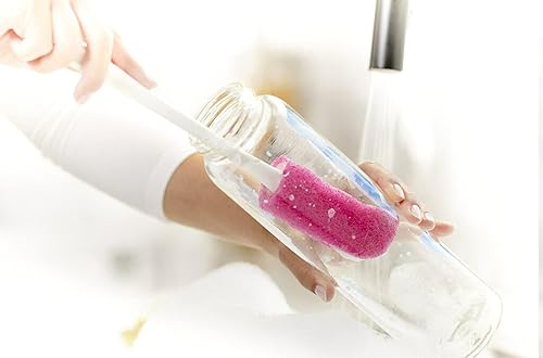 Miniatura 9 de Scotch-Brite Limpiador de botellas de agua, seguro en vidrio, plástico y acero inoxidable (paquete de 2)