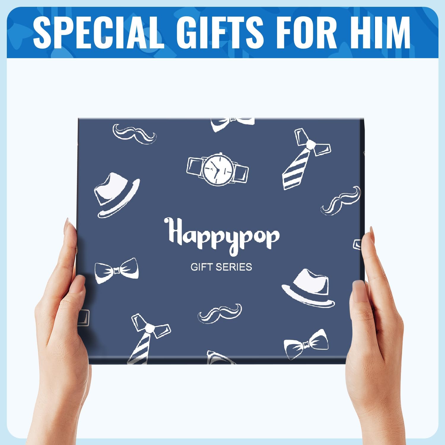 Dark Blue Reel Cool Socks - Funny Gifts for Godfather Step Dad Son in Law Cousin - Image 6