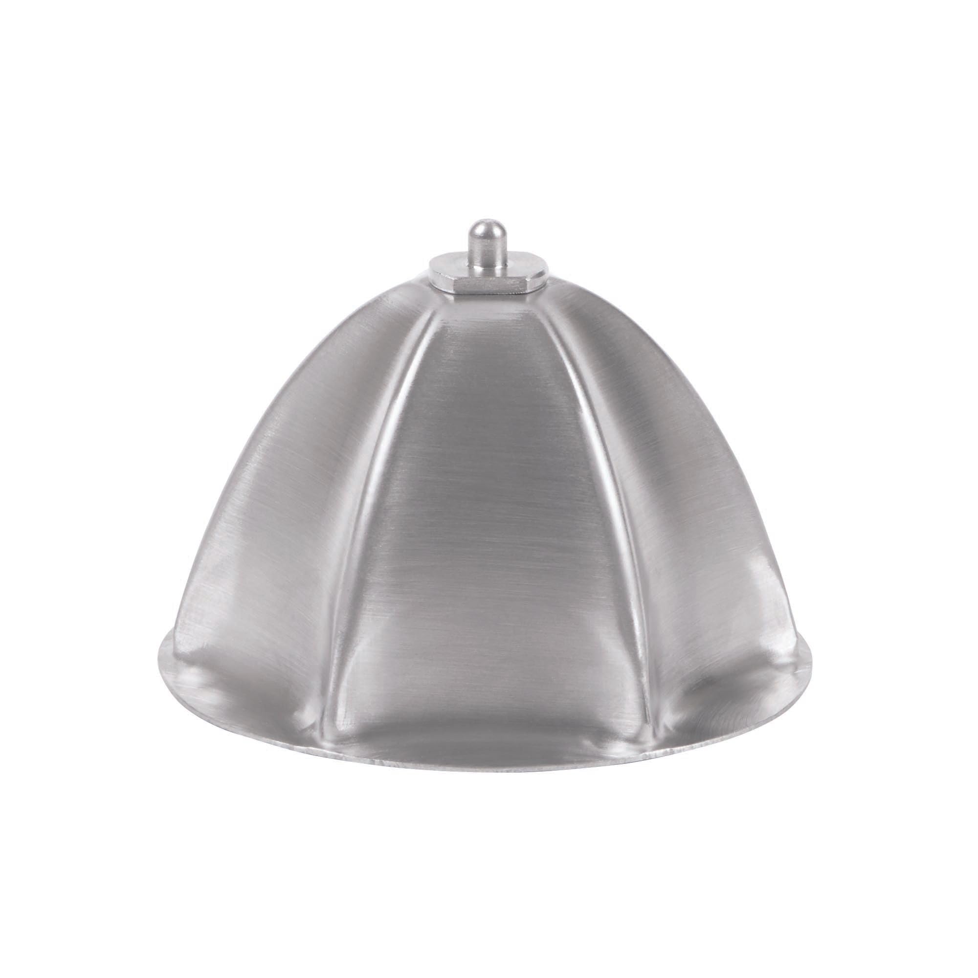 METRO Professional Spremiagrumi GJU2001, alluminio/acciaio inox, 230 W, 200 ml/min, cono incluso, argento