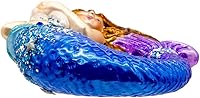 Vista 6 de Kurt Adler Bellissimo - Adorno de sirena de cristal de 4.5 pulgadas.