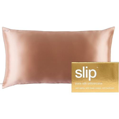 SLIP Silk King Pillowcase, Rose Gold (20" x 36")