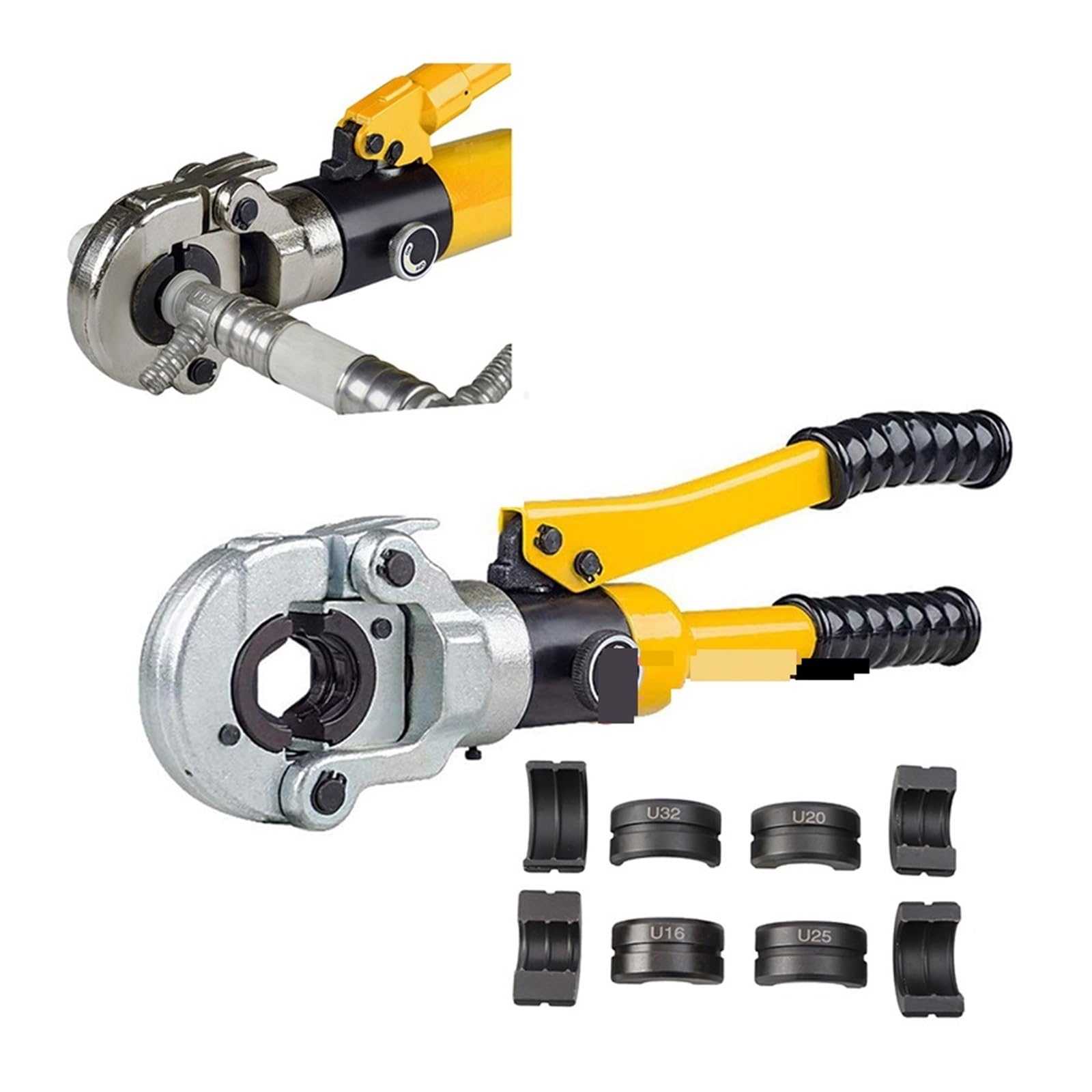 Zaciskarka hydrauliczna, Rura hydrauliczna Pex typu U Aluminiowa rura z tworzywa sztucznego Narzędzie do zaciskania rur Rura ogrzewania podłogowego Rura hydrauliczna 2