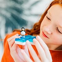 Vista 2 de SmartGames Penguins on Ice – Sliding Pentomino Logic Puzzle Game with 100 Challenges for Ages 6+
