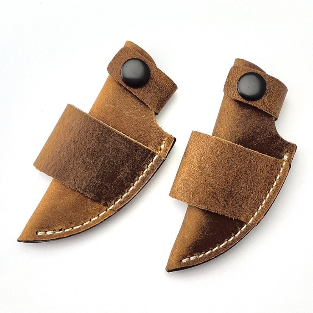 Étui à Couteau En Cuir Noir, Passe-ceinture, Pour Couteau Fixe (1 Pièce)