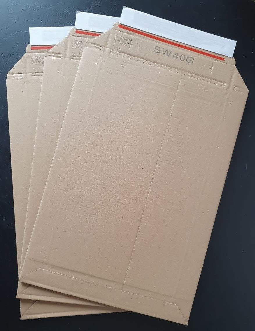 50 St Suprawell SW40 Großbrief Format Versandtaschen 250x353 mm bis 25 mm Füllhöhe aus feiner Wellpappe