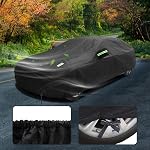 Couverture de voiture sur mesure compatible avec Dodge Challenger 2008-2023 Coupe/ Chargeur 2006-2023 Berline, étanche Couverture extérieure de voiture tout temps avec doublure en coton SXT RT GT SRT SRT8 SCAT PACK
