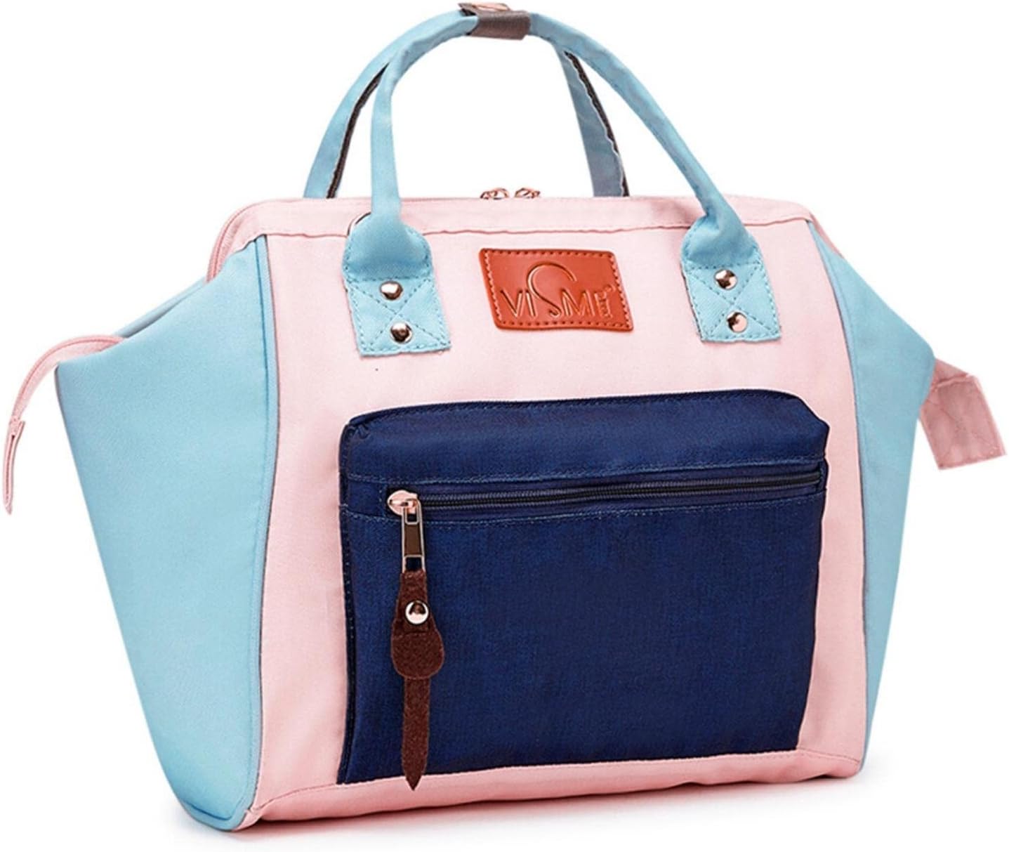VISMIINTREND Mini Diaper Bag for Baby | Small Nappy Bags for Mother | Maternity Travel Handbag | Hospital Bags for Mom | Baby Shower Gift for Mom | Gifts for New Born Baby Boy Girl