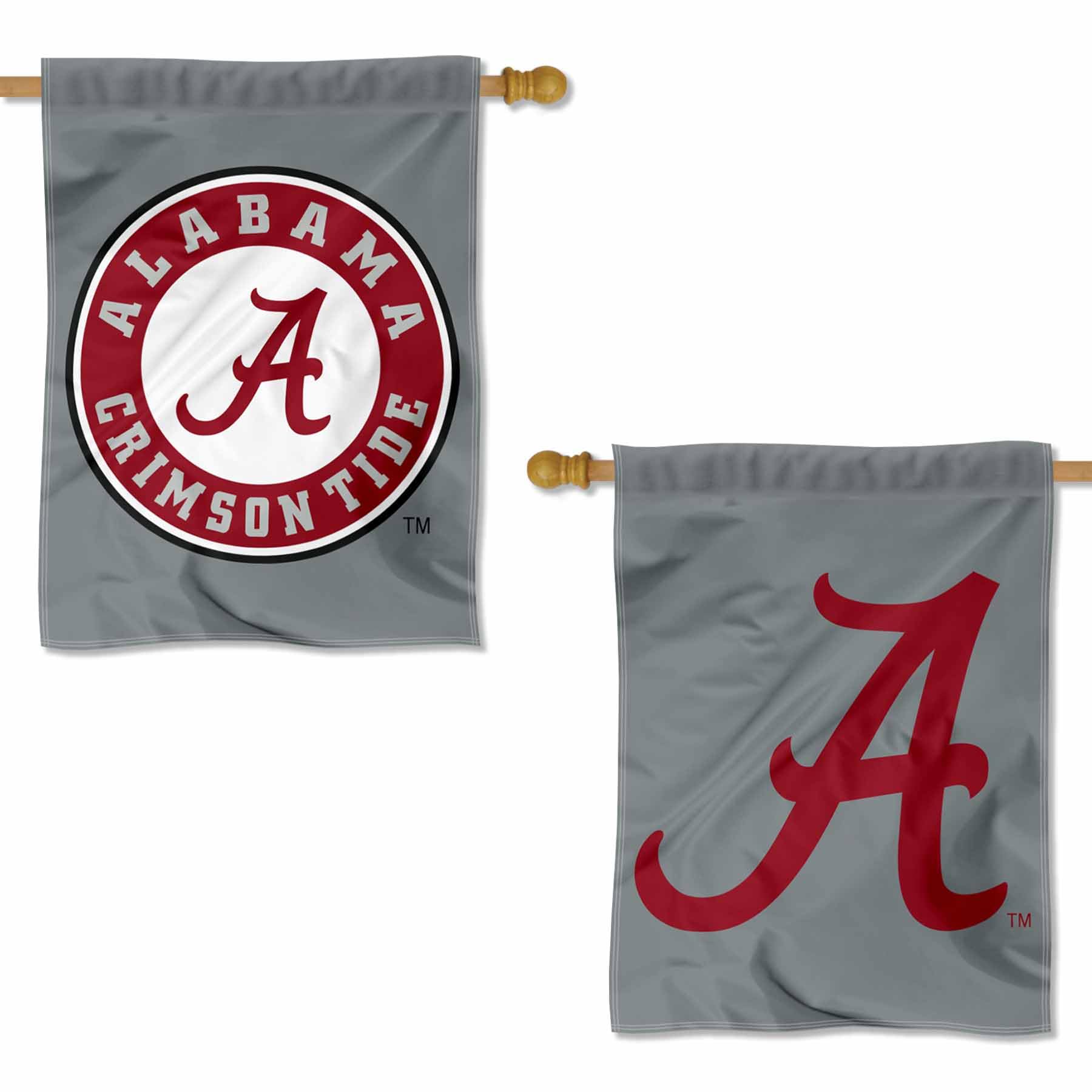 Alabama Crimson Tide Double Sided House Flag