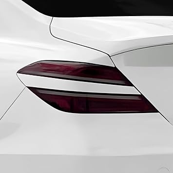 BOGAR TECH DESIGNS Precut for Genesis G70 2022-2025 Rear Taillight Tail Light Tint Kit PPF, Light Smoke