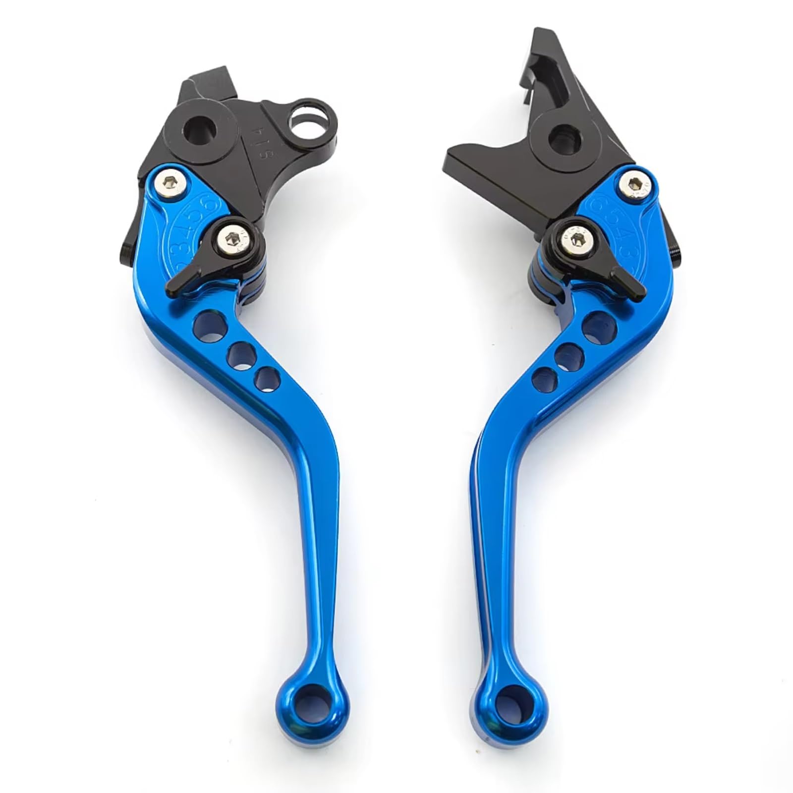 Naojino Brake Clutch Levers Compatible with Suzuki for GSXR600 for GSXR750 for K6 K7 K8 K9 2006-2010 for GSXR1000 2005-2006 CNC Motorcycle Brake Clutch Lever Handle(Blue)