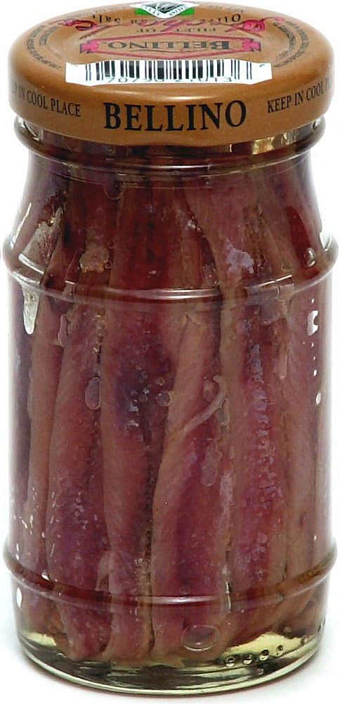- Bellino Fillet of Anchovy, 4.25-Ounce Glass Jars (Pack of 4)