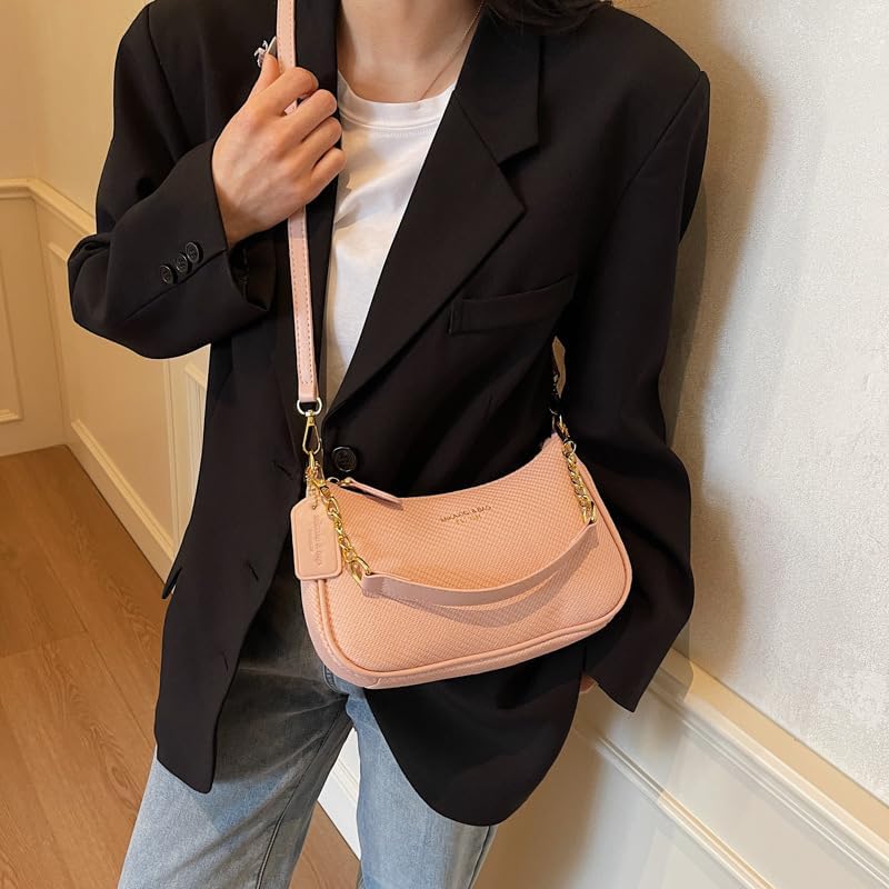 Small Shoulder Bags for Women Y2k Cute Shoulder Purse with Cherry Pendant Trendy Designer Handbag for Daily