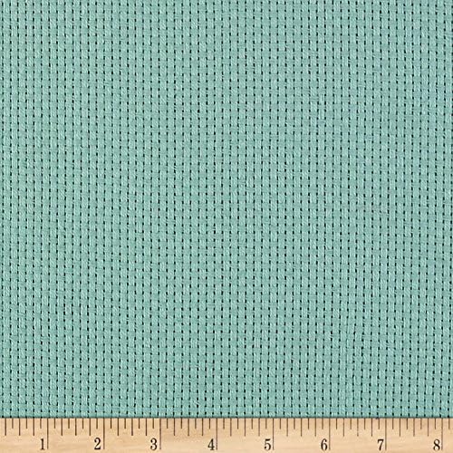 James Thompson 60in Monk's Cloth Aqua Foam Fabric by The Yard
