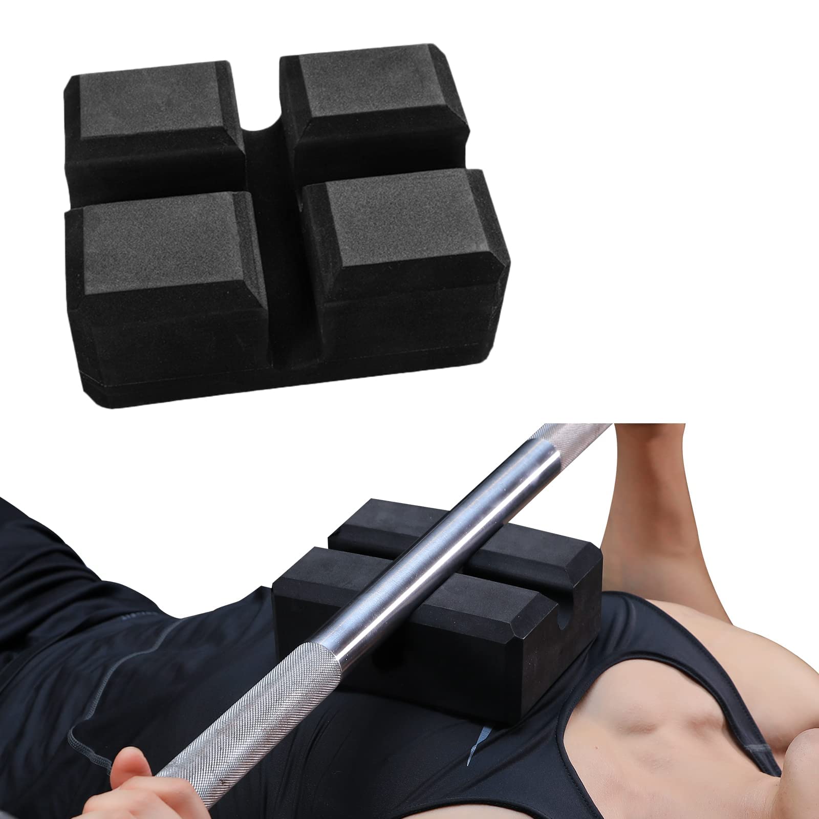 zalati Banco Press Block Boards EVA Foam Regolabile Mattone antiscivolo per allenamento fitness - Croce
