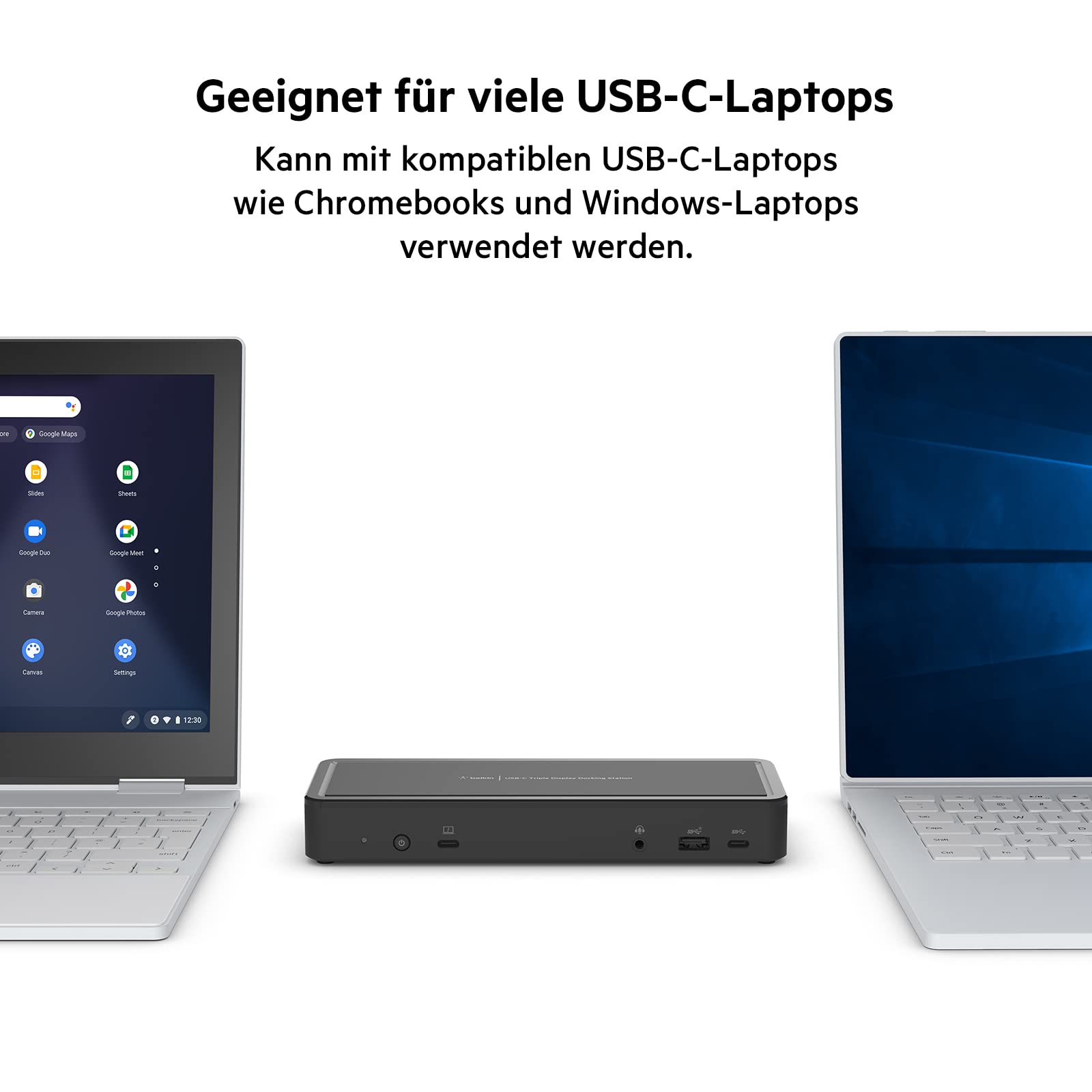 Belkin INC003VFBK replicatore di porte e docking station per laptop USB 3.2 Gen 2 [3.1 Gen 2] Type-C Nero (Belkin - dockingstation - USB-C - 2 x)
