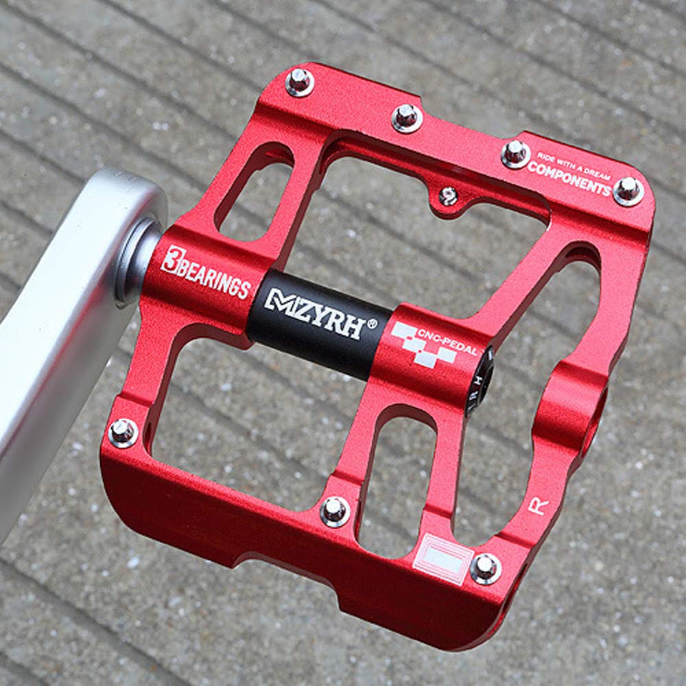 Pedali MTB In Alluminio - Piatti Antiscivolo Per Bici BMX, Mountain E City Bike - Foto 5