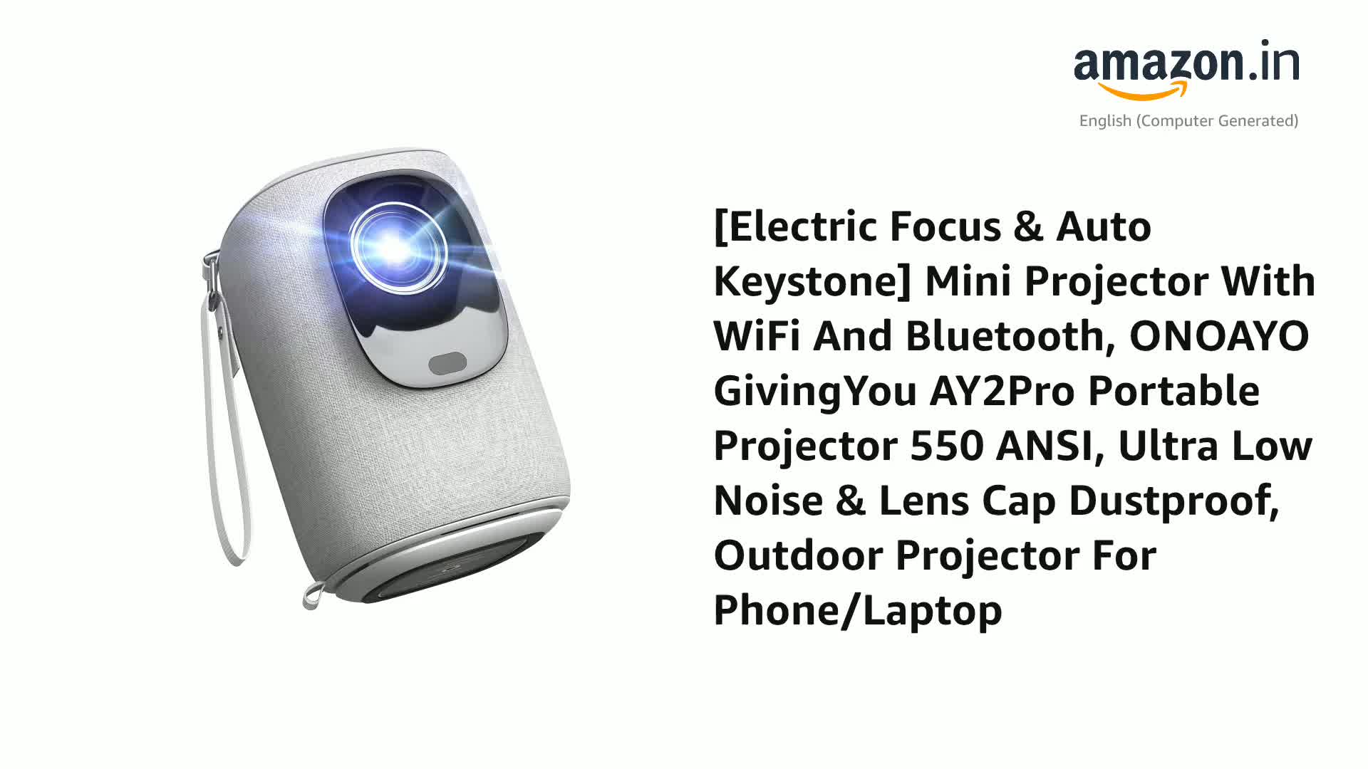 ONOAYO AY2Pro ミニビデオプロジェクター ONOAYO AY2Proの特徴と使い道