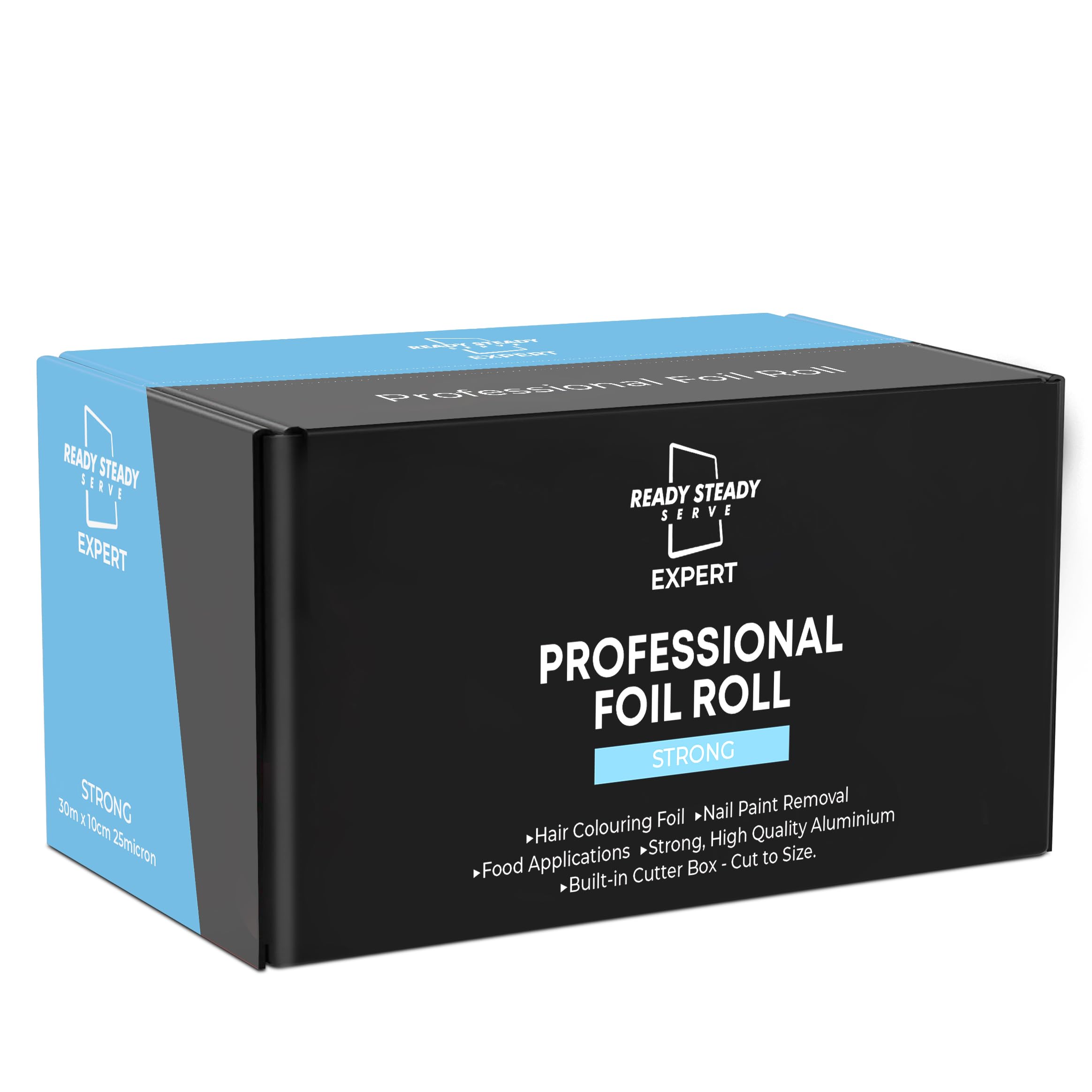 Nail & Hair Silver Foil, Aluminium Hair Foil Roll for Hairdressing and Beauty. Hair Highlighting, Bleaching, Coloring, Salon - Image 2