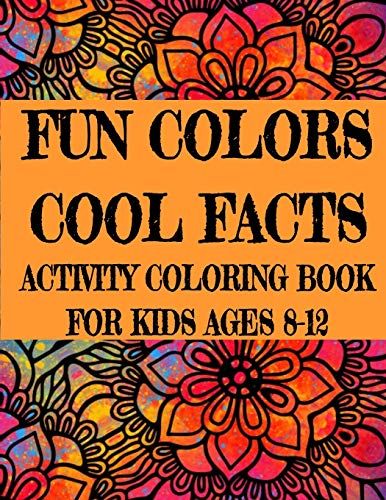 Fun Colors Cool Facts Activity Coloring Book For Kids Ages 8-12: Large Size Animal Picture Illustrations Learning Crafts Workbook for Boys, Girls, Toddler, Games and Gift For Birthday image 3