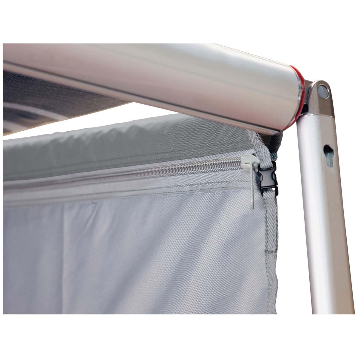 Bo-Camp - Paroi latérale auvent - Universel - 2,50 Mètre - Gris clair