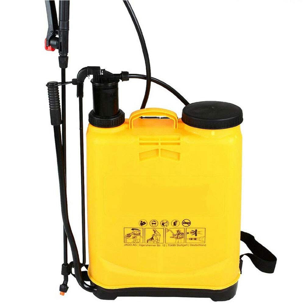 Bakaji Nebulizzatore a Spalla 16 LT Spruzzatore Zaino Irroratrice Spruzzatore a Pompa