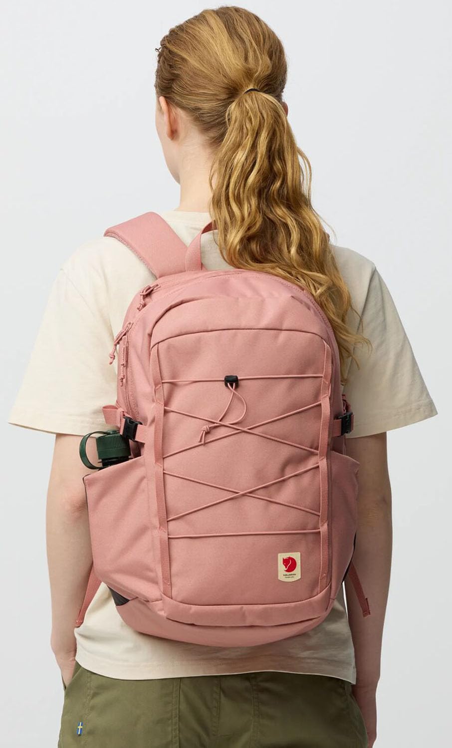 Fjällräven zaino per il tempo libero con scomparto per laptop Skule 24 Backpack Dusty Rose rosa antico