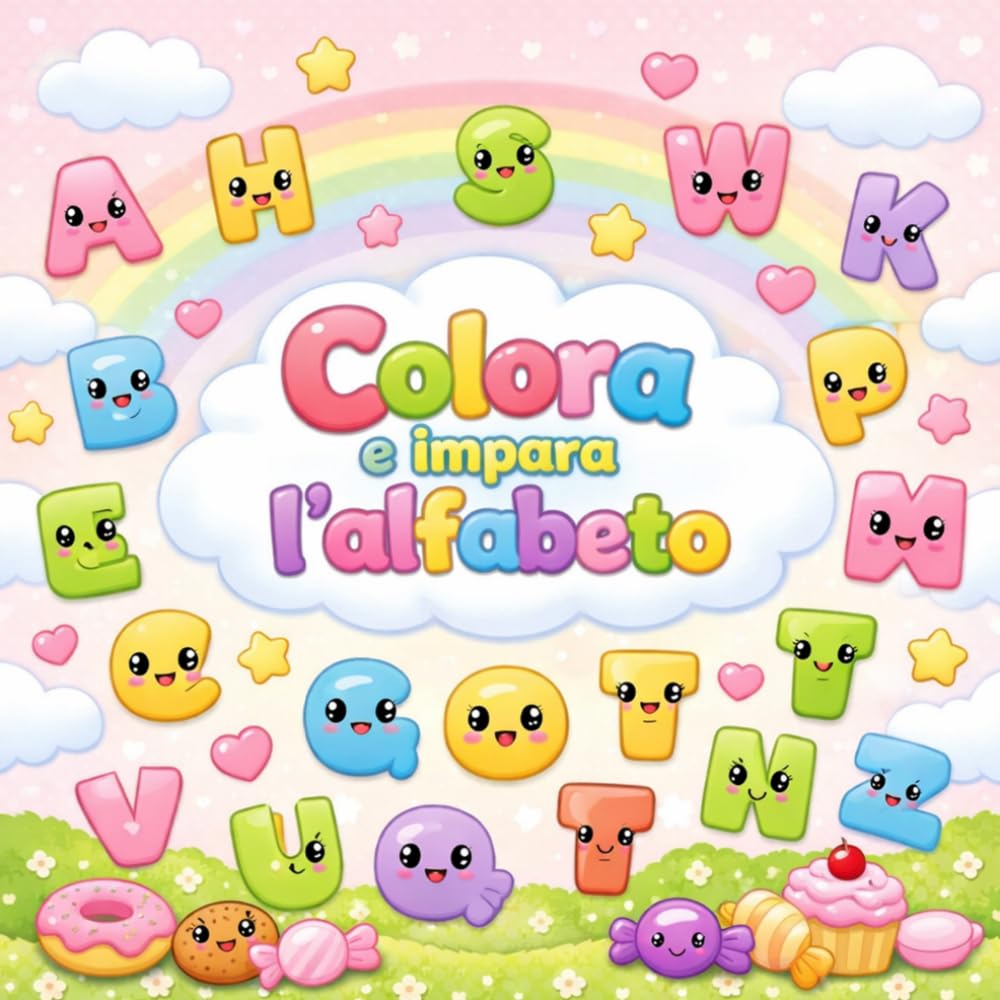 Colora e impara l'alfabeto: album da colorare