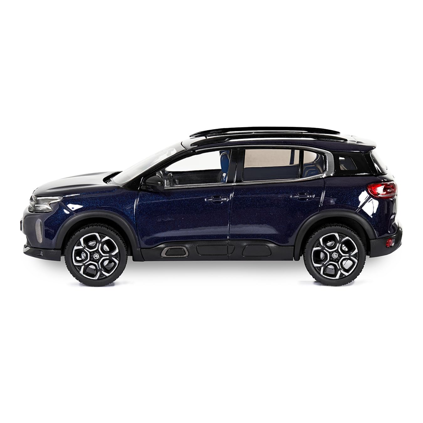 Citroën Miniatura C5 Aircross Blu Eclipse 2022 1/43 - Modello in Metallo Die-Cast, Finitura Pulita, Perfetto per Appassionati di Automobili e Collezioni di Miniature