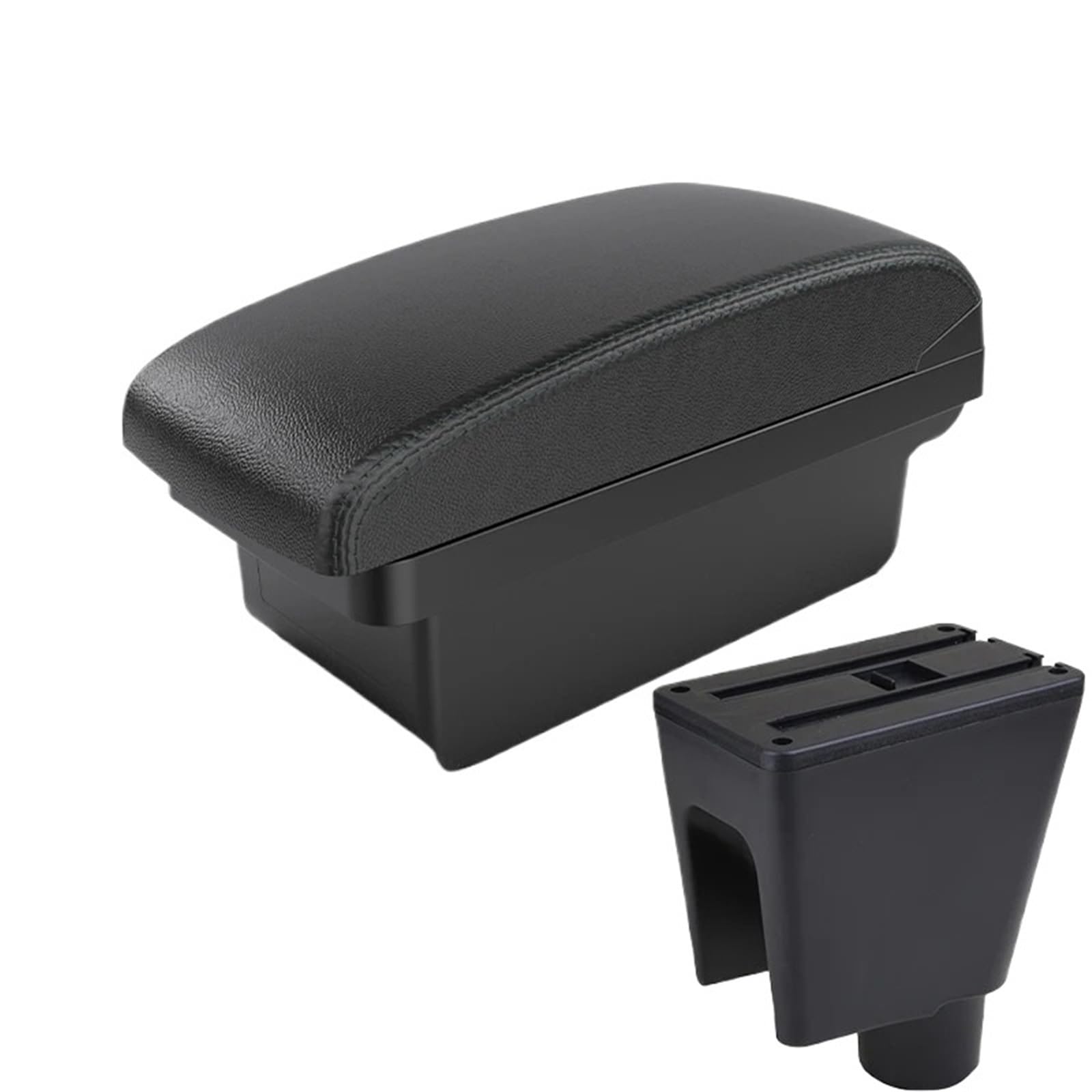 NOKRGQW Car Armrest Box For Chevrolet For Spark 3 III Aveo T200 Car Armrest Storage Box Accessories(A2 Black line NO USB)