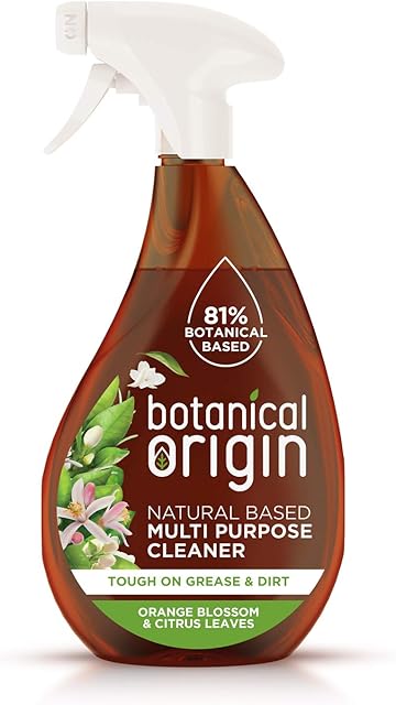 Botanical Origin Multipurpose Eco Cleaner, Orange Blossom and Citrus Leaves, 500 ml
