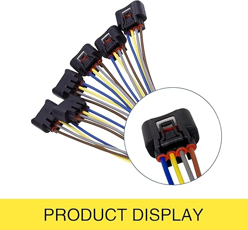 Miniatura 3 de UGSHY Pack-6 - Conector de bobina de encendido, conector de arnés de cable de bobina de encendido, compatible con Camry Corolla, Reiz, Camry RAV4