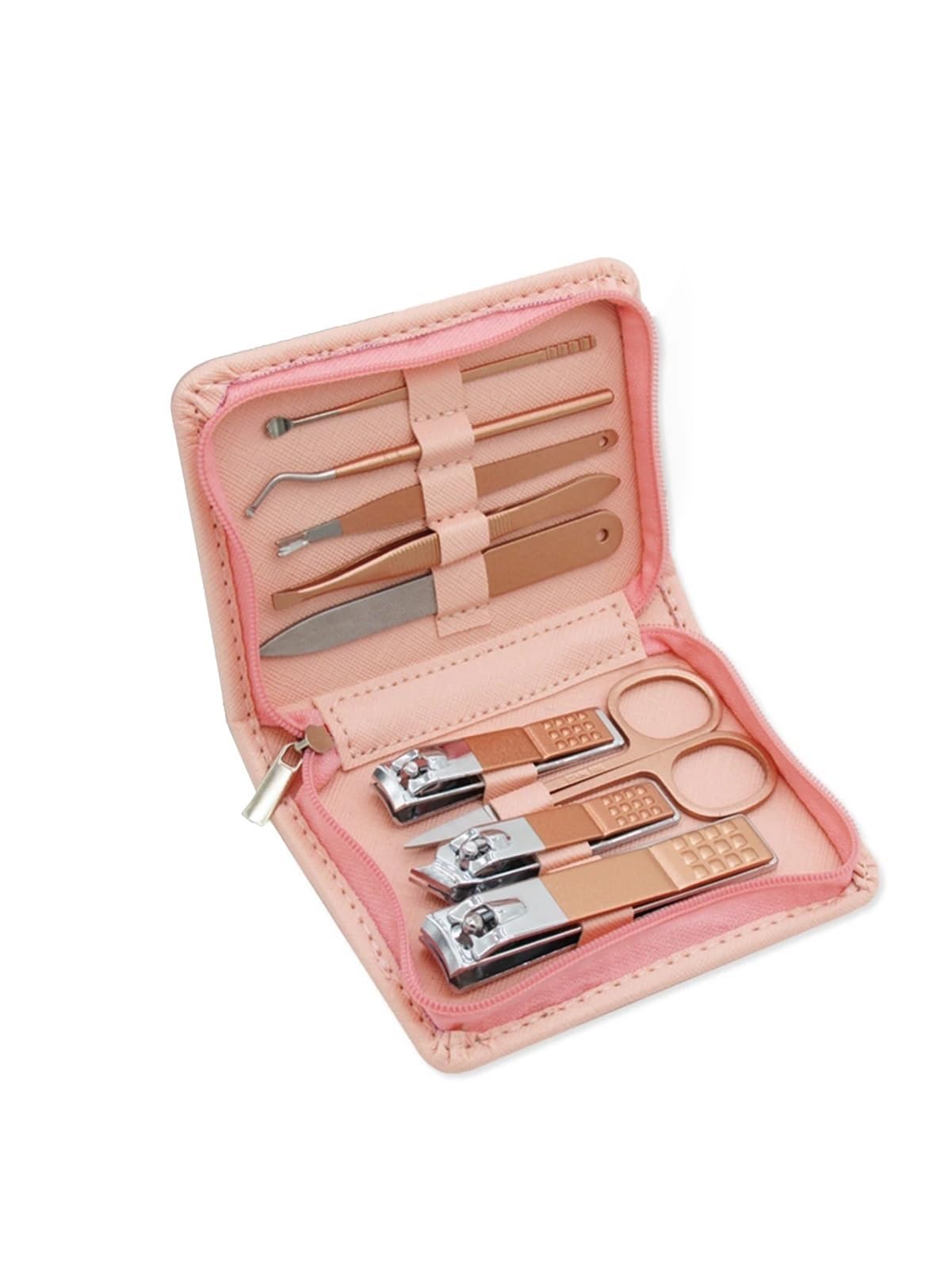 Juego de cortaúñas for manicura y pedicura for mujer, herramientas profesionales for el cuidado personal.(9 piece set)